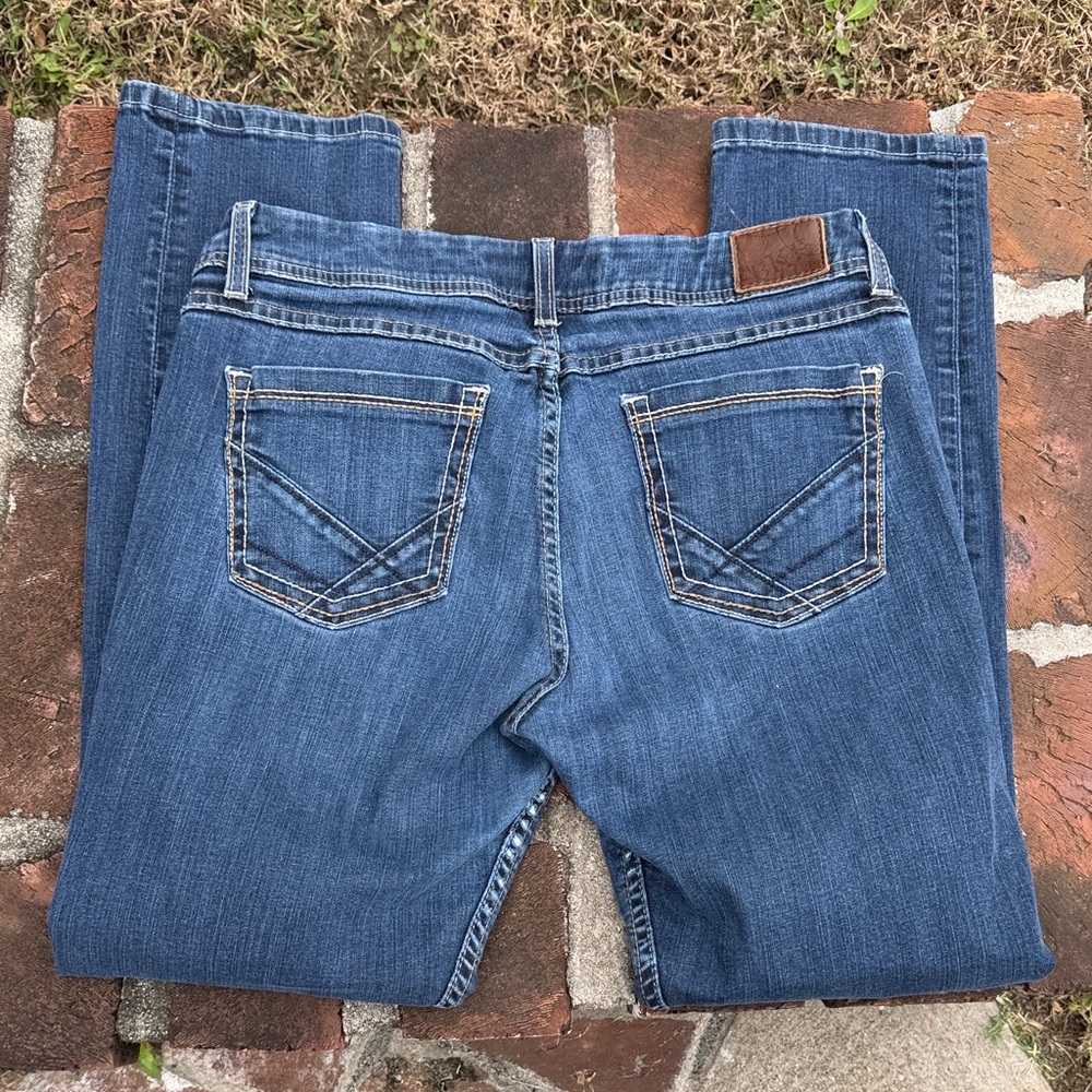 BKE Denim "Kate” Straight Leg Blue Jeans Size 33 X 31 1/2